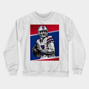 Allen ready to throw Crewneck Sweatshirt